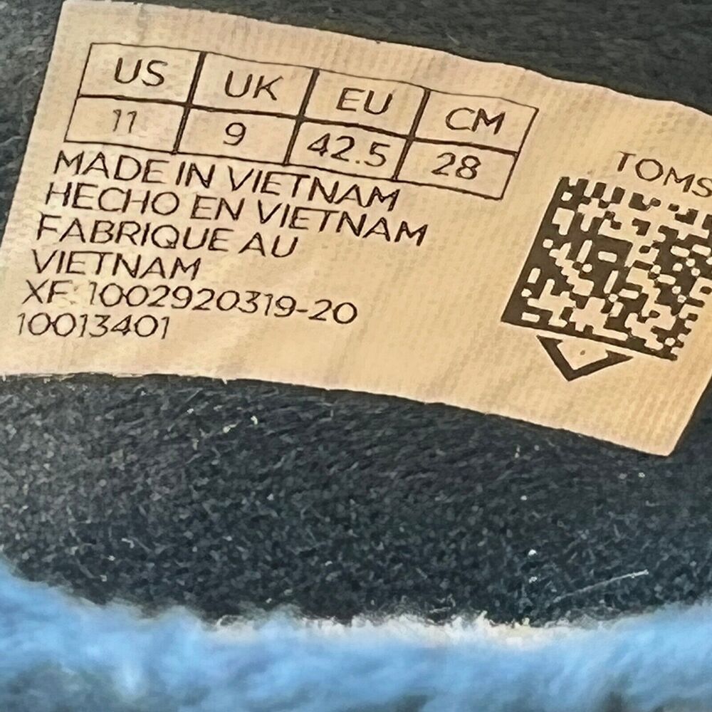 Toms Cabrillo Women Blue Lace Up Lifestyle Sneakers Shoe Lace Up Size 11 - Picture 10 of 11